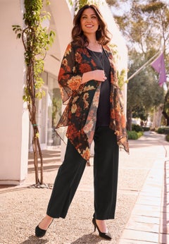 Seasonless Cascade Kimono