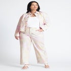 Boxy Denim Jacket With Pocket Detail image number null