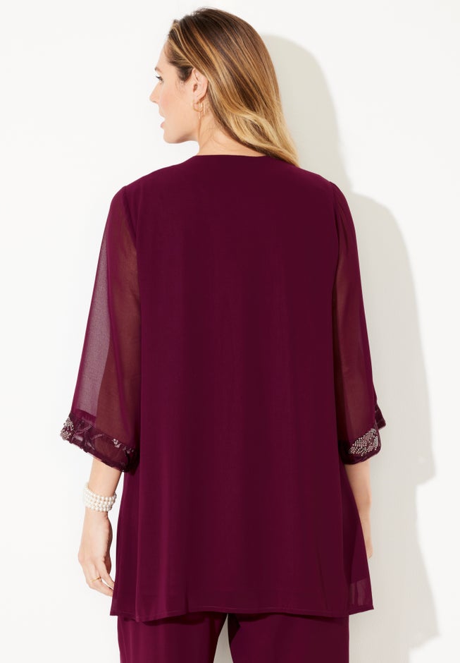 Lavish Lace 3-Piece Pant Set image number 1