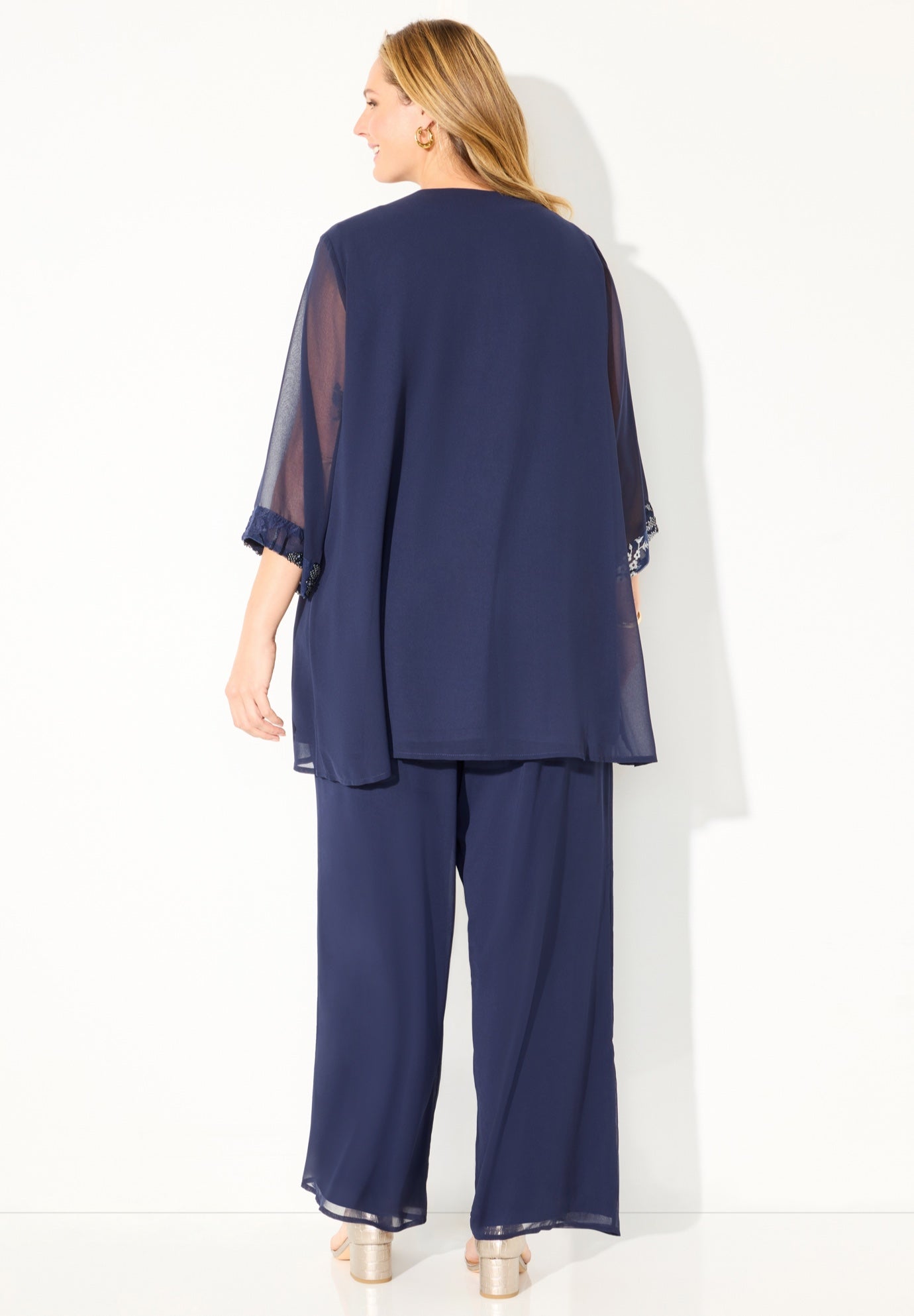 Lavish Lace 3-Piece Pant Suit image number 1