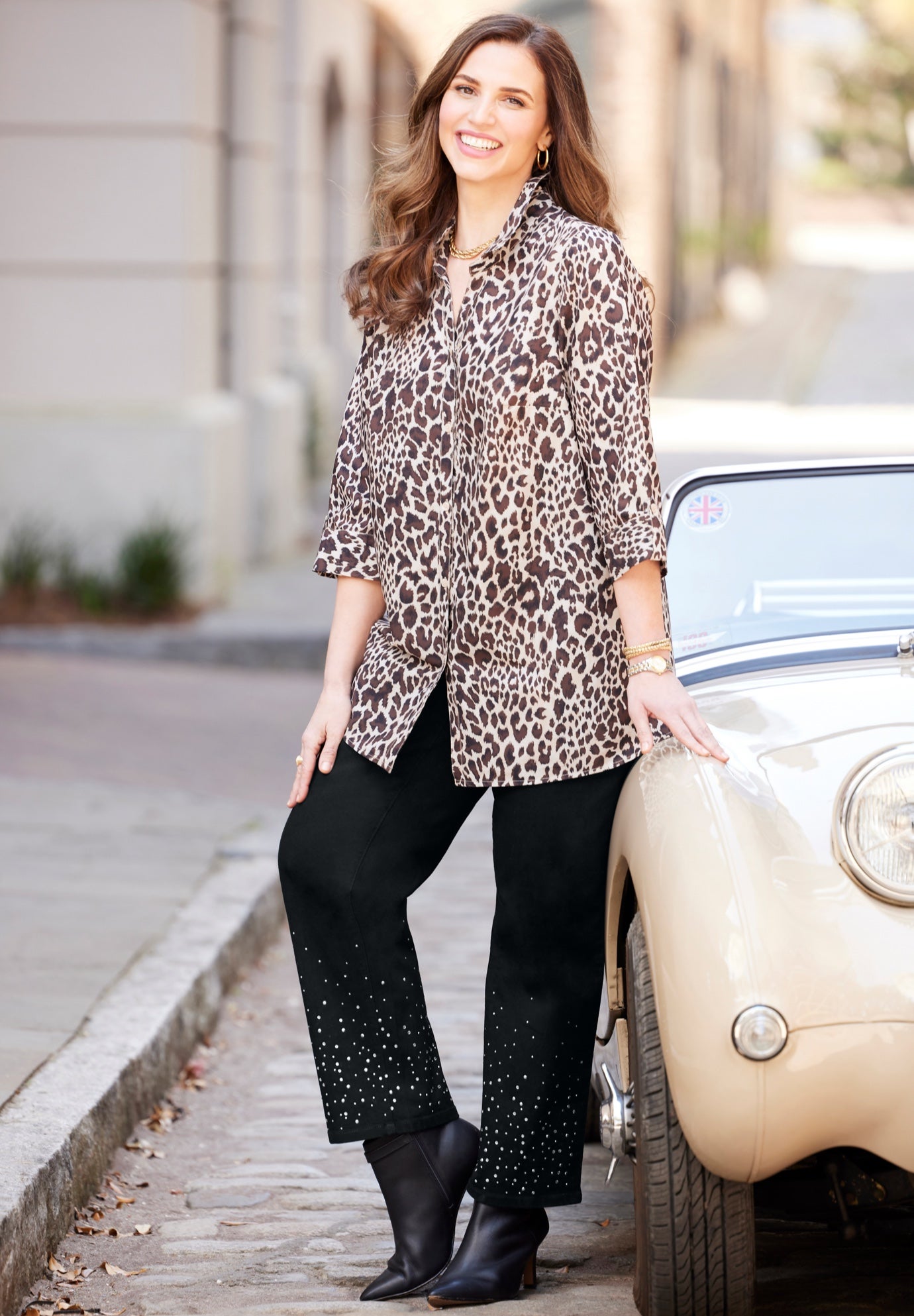 Right Fit® Rhinestone Jean image number 1