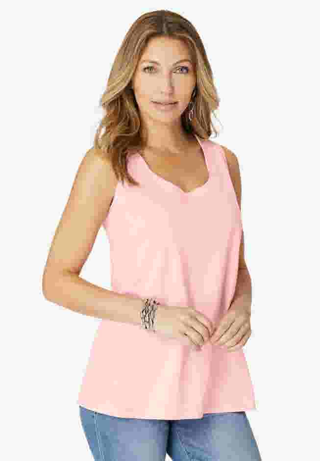 Scalloped Cardigan and Tank Set image number 3