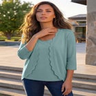 Scalloped Cardigan and Tank Set image number 0