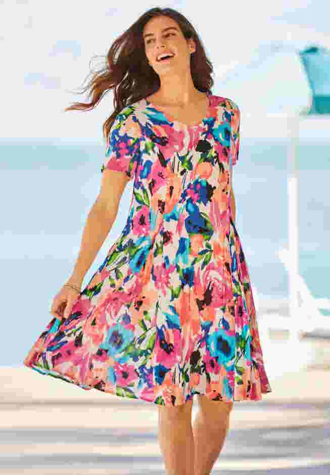 Short Crinkle Dress image number 5