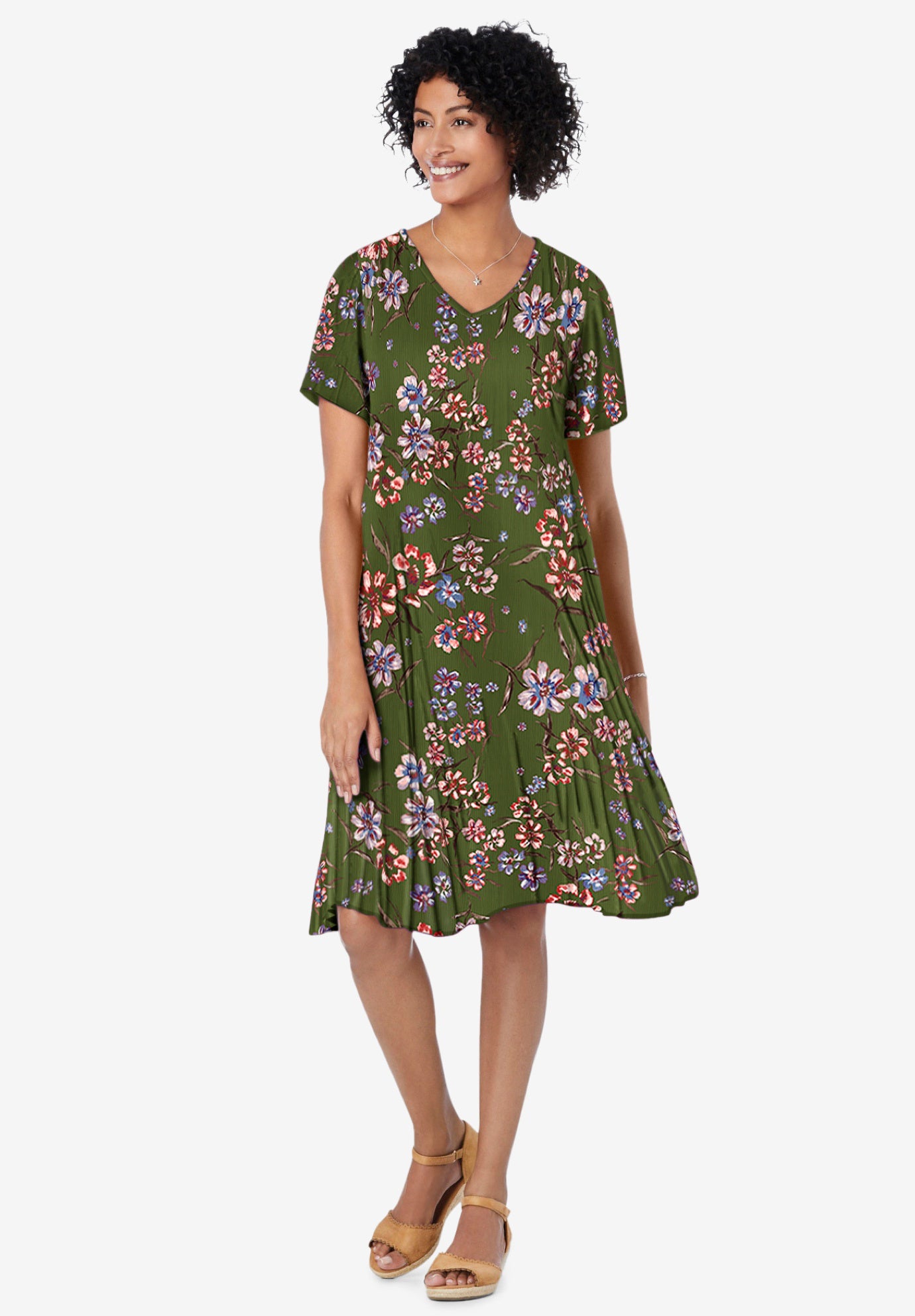 Short Crinkle Dress image number 0