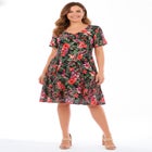 Short Crinkle Dress image number null