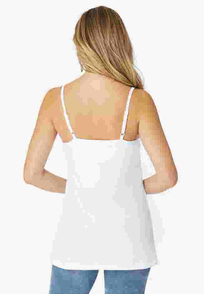 Lace Trim Bra Cami image number 1