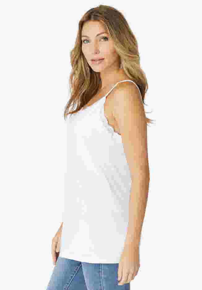 Lace Trim Bra Cami image number 2
