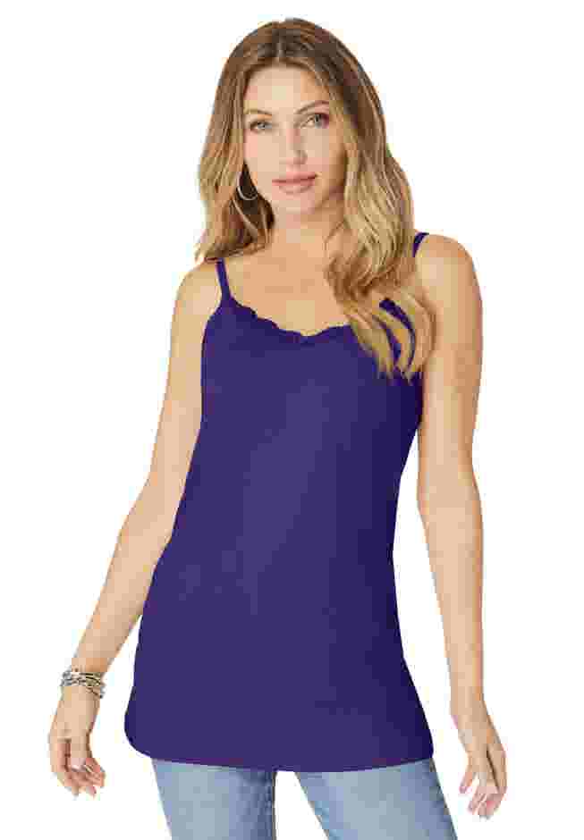 Lace Trim Bra Cami image number 0