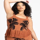 Fringe Crop Top image number null