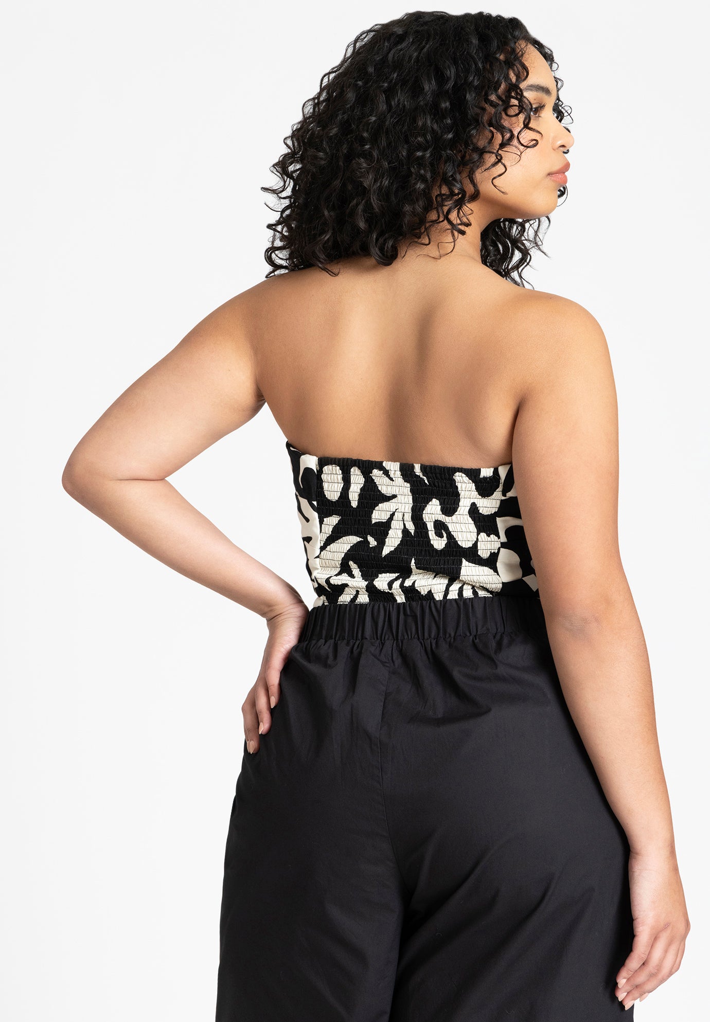 Tie Front Scarf Top image number 3