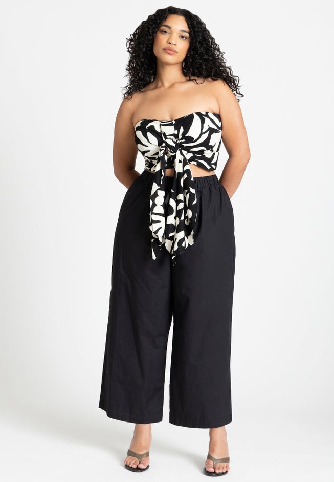 Tie Front Scarf Top image number 4