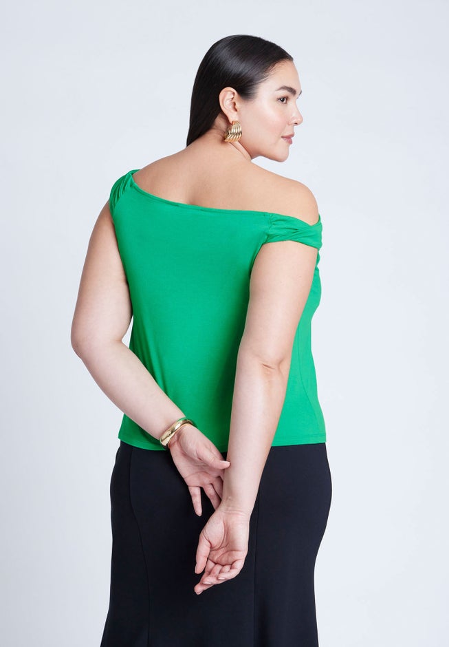 Asym Twist Sleeve Top image number 1