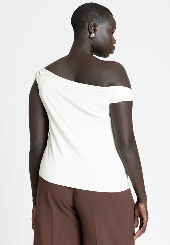 Asym Twist Sleeve Top image number 1