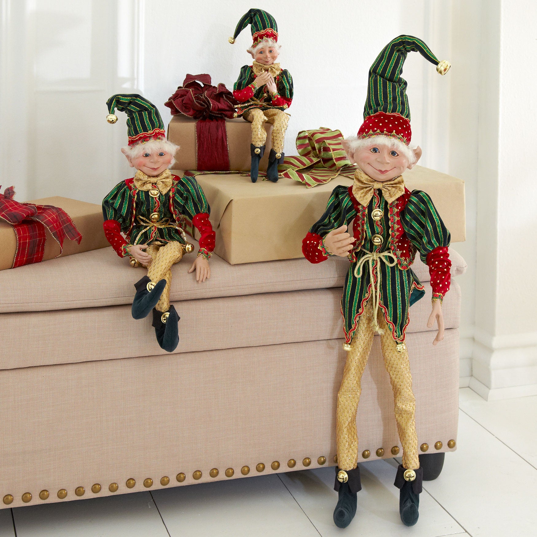 38"H Posable Christmas Elf image number 0