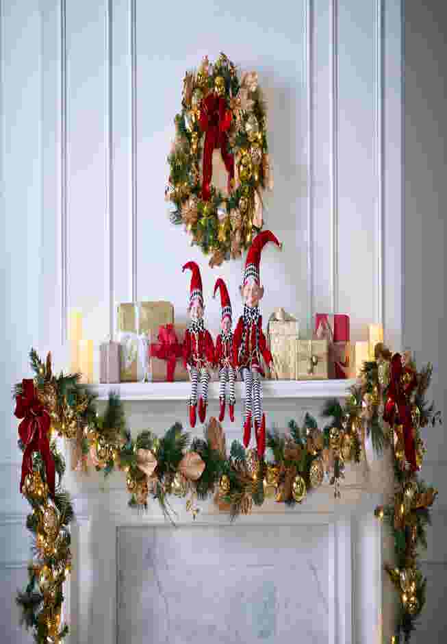 21"H Posable Christmas Elf image number 0