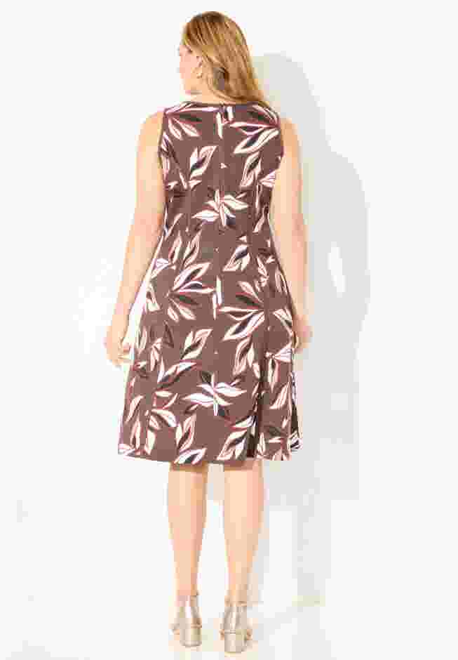 Fit & Flare Sleeveless Dress image number 1