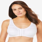 Comfort Choice&reg; 3-Pack Front-Close Cotton Wireless Bra image number null