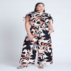 Wide Leg Printed Pant image number null