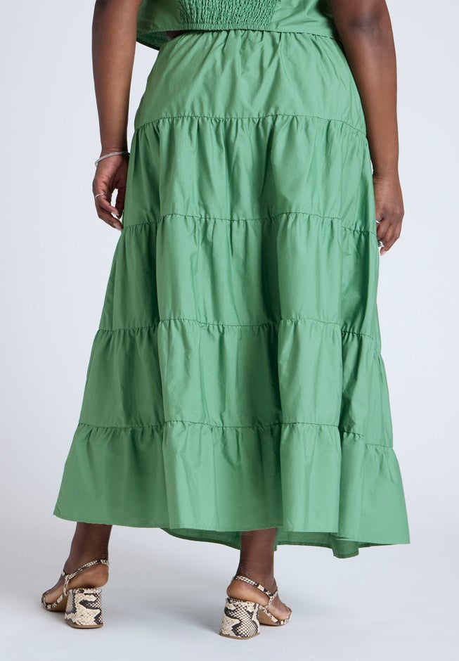 Tiered Maxi Skirt image number 1