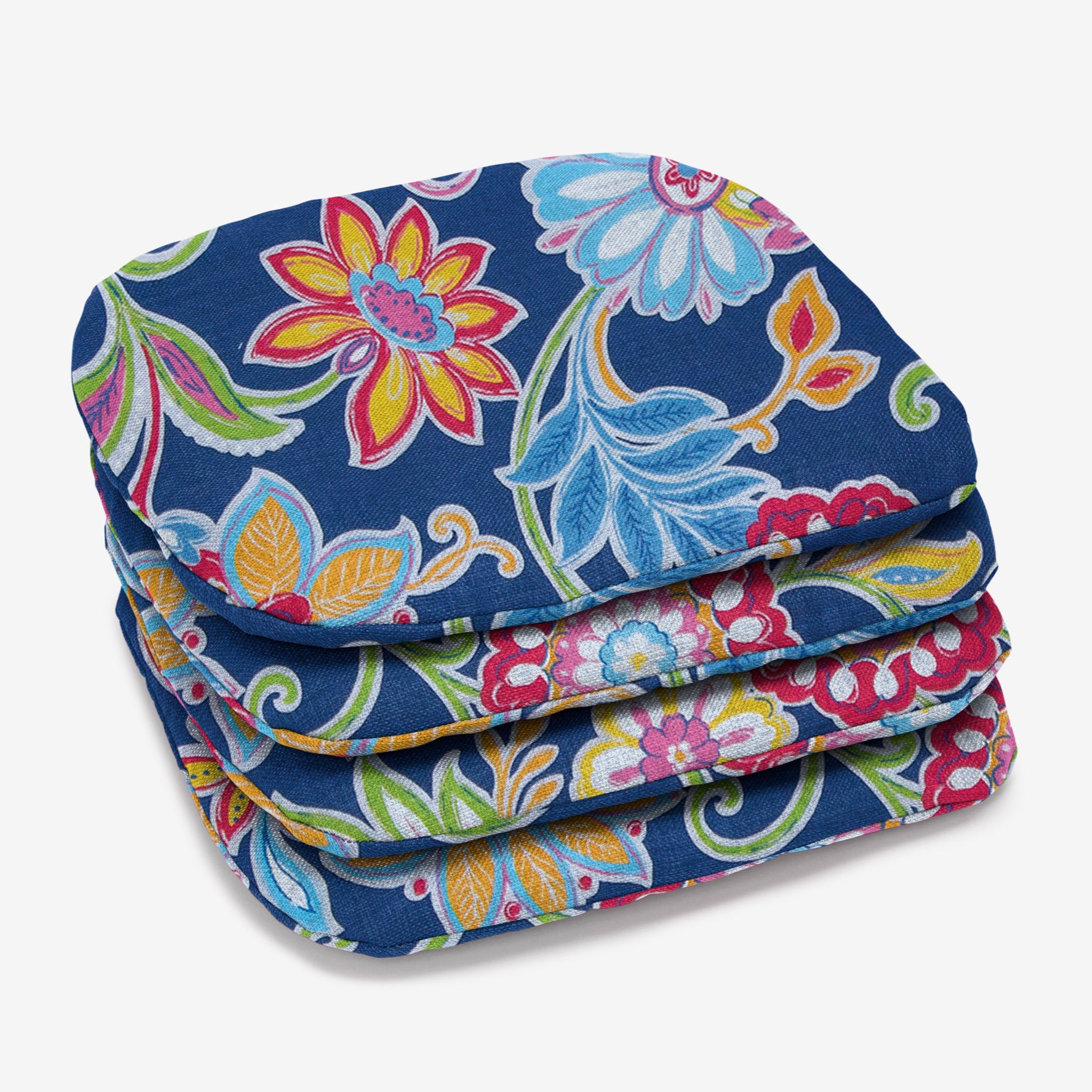 BH Outdoor Performance Set of 4 Stacking Chair Pads image number 0