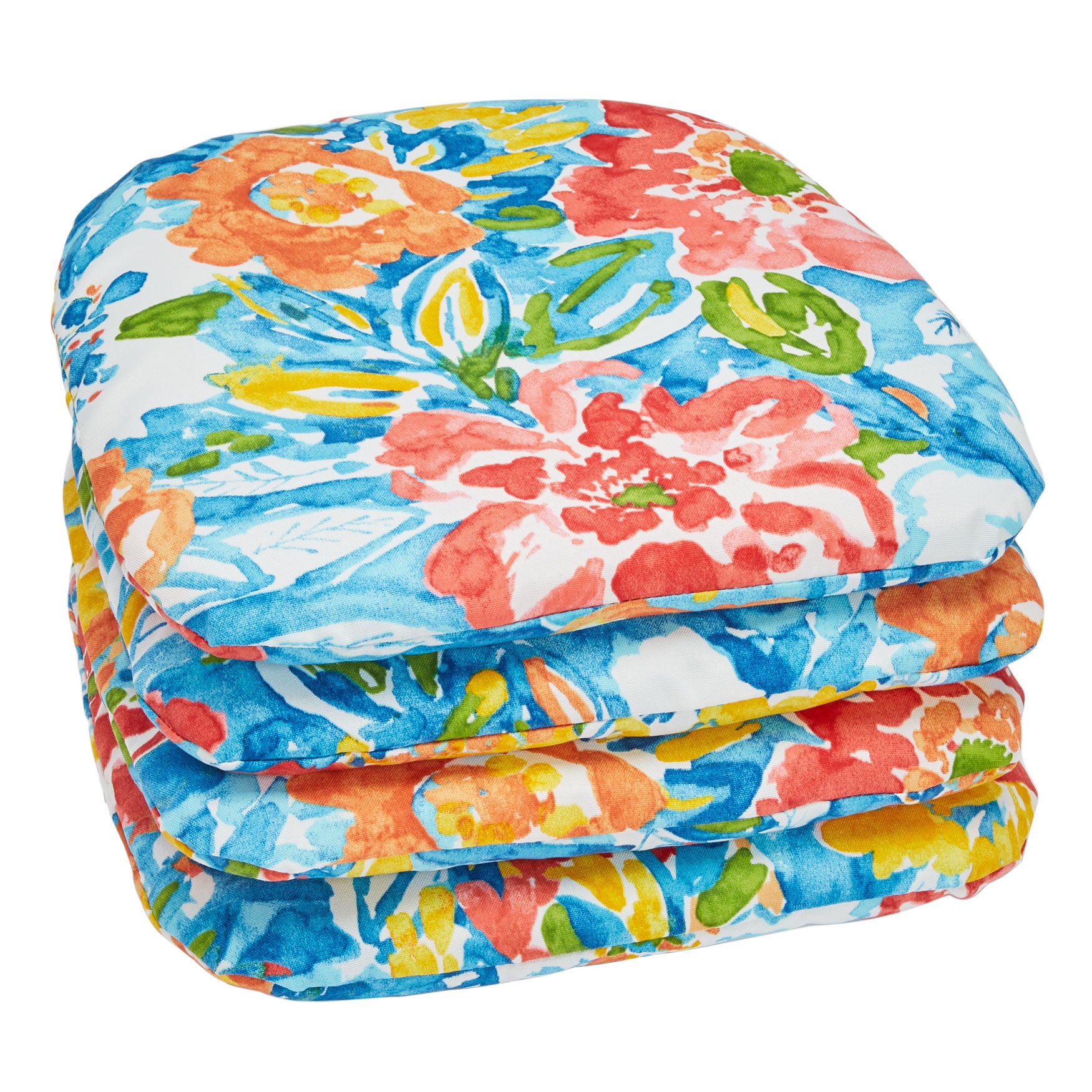 BH Outdoor Performance Set of 4 Stacking Chair Pads image number 0