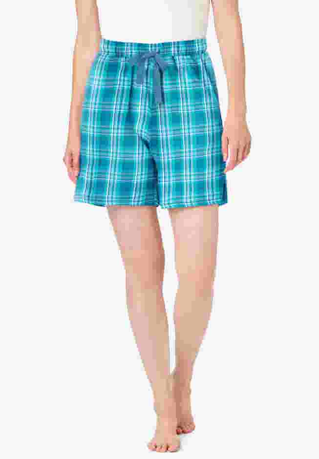 Flannel Pajama Short image number 0