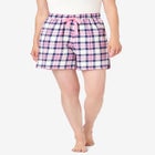 Flannel Pajama Short image number null