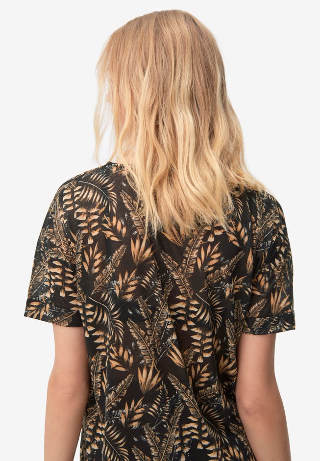 V-Neck Tunic With Front Inverted Pleat image number 1