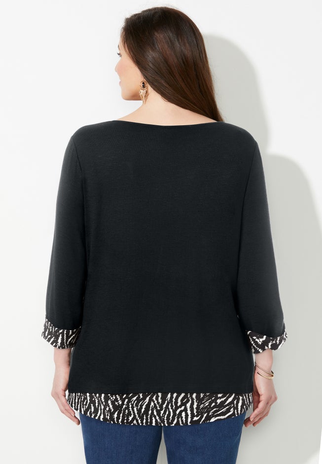 Impossibly Soft Duet Tunic image number 2