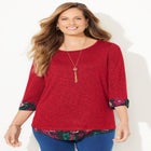 Impossibly Soft Duet Tunic image number null
