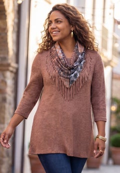 Impossibly Soft Tunic & Scarf Duet