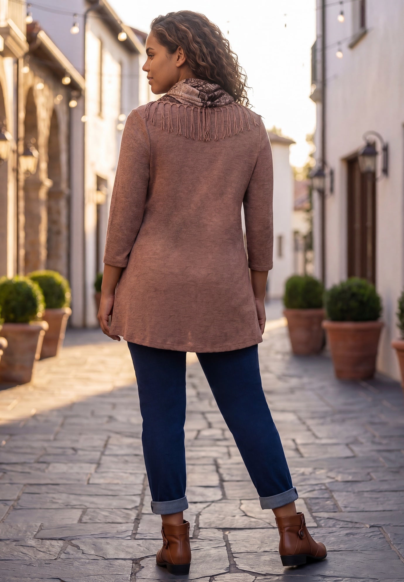 Impossibly Soft Tunic & Scarf Duet image number 2
