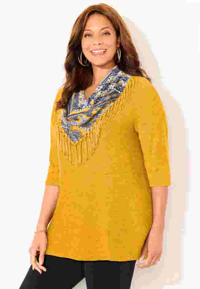 Impossibly Soft Tunic & Scarf Duet image number 2