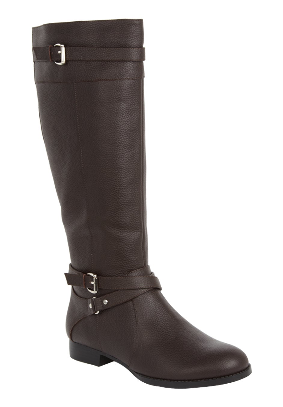 The Janis Tall Wide Calf Leather Boot By Comfortview image number 0