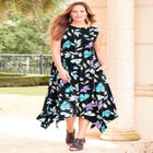 AnyWear Reversible Crisscross V-Neck Maxi Dress image number null