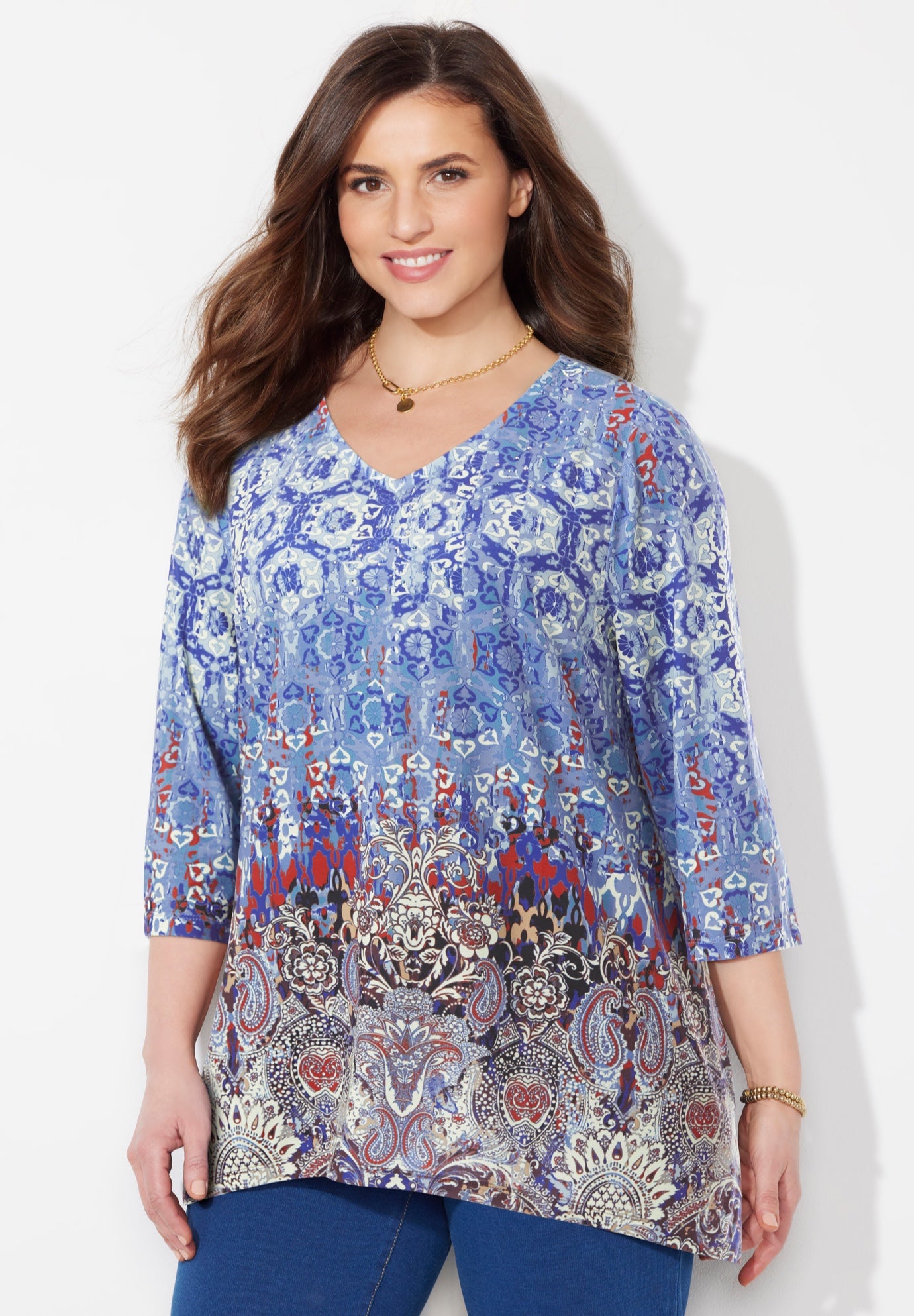 Artistry V-Neck Tunic image number 0