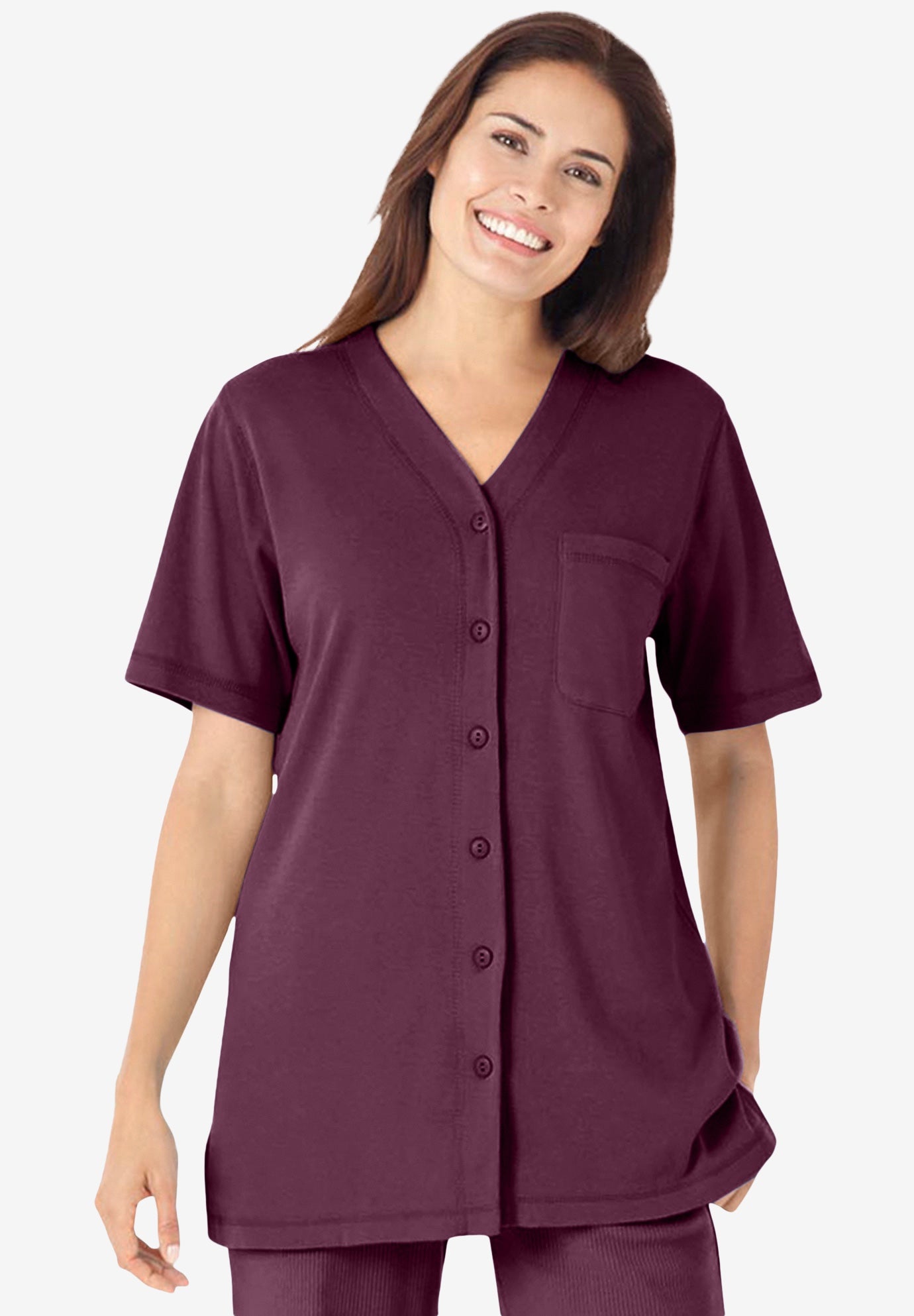 7-Day Short-Sleeve Baseball Tunic image number 0