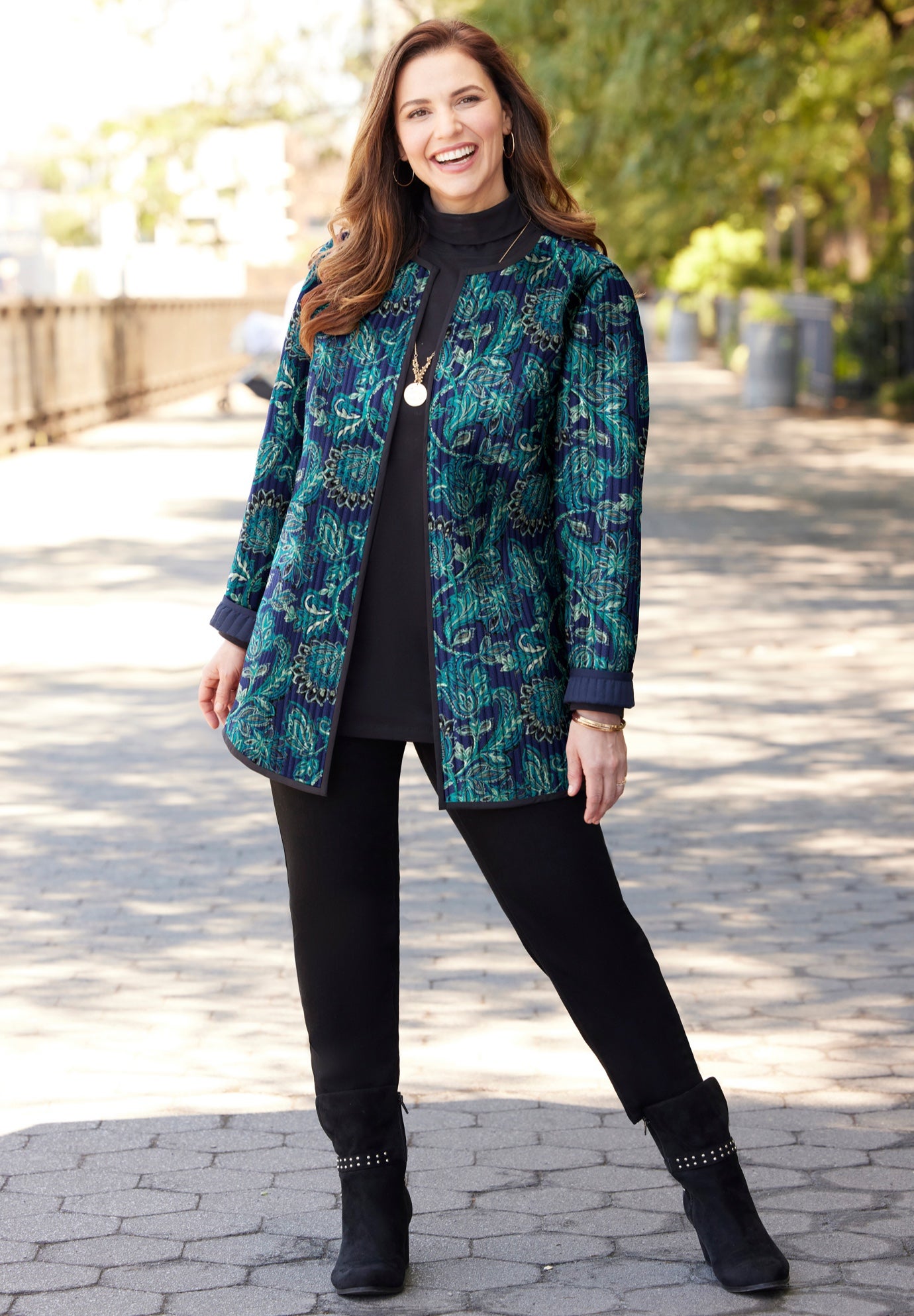 Reversible Quilted Jacket image number 0