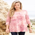 Ultimate Three Quarter Sleeve Swing Tee image number null