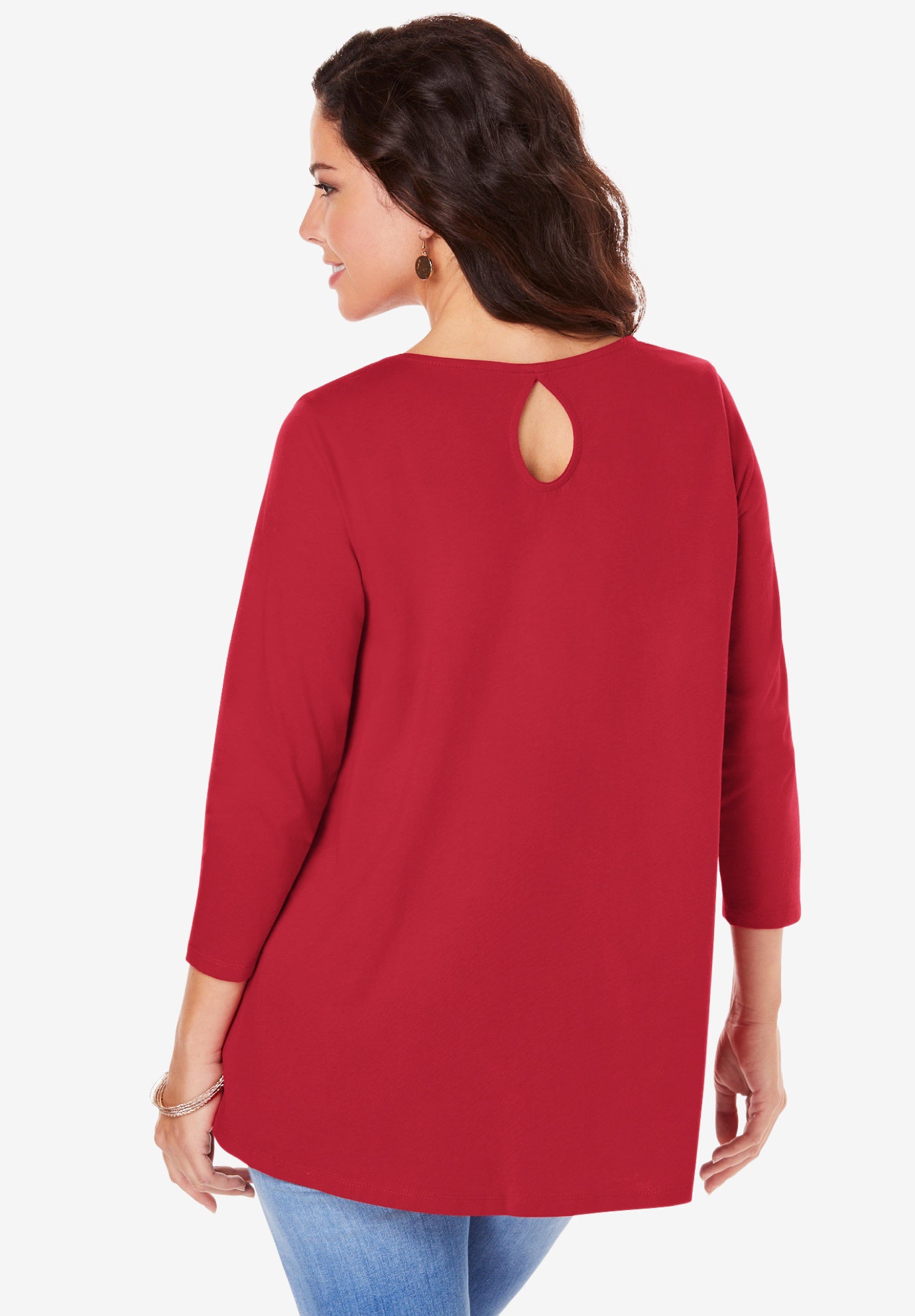 Ultimate Three Quarter Sleeve Swing Tee image number 1