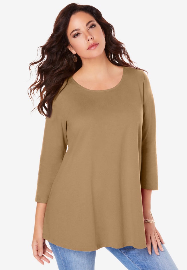 Ultimate Three Quarter Sleeve Swing Tee image number 0