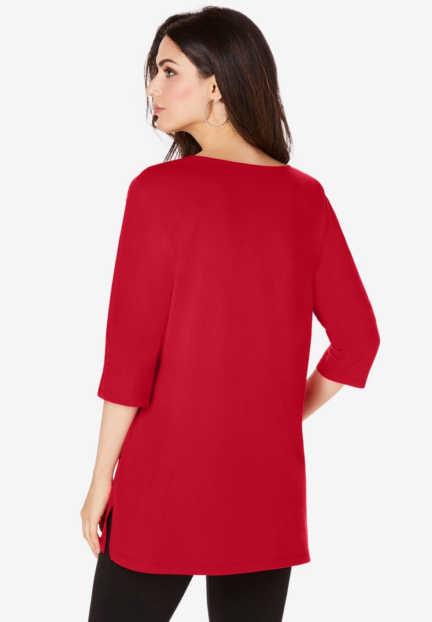 Three Quarter Sleeve Embellished Tunic image number 4