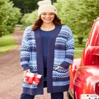 Classic Fair Isle Coatigan image number null