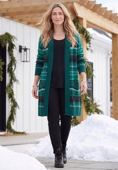 Classic Fair Isle Coatigan