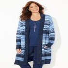 Classic Fair Isle Coatigan image number null