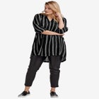 Notch Neck Crinkle Tunic image number null