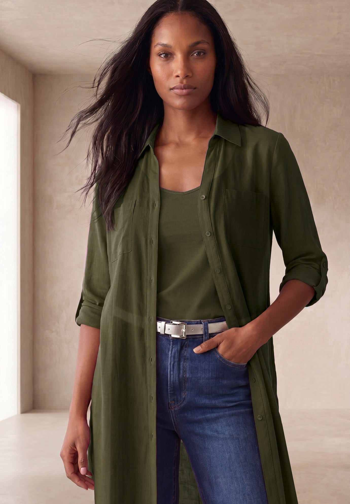 Sheer Georgette Mega Tunic image number 0