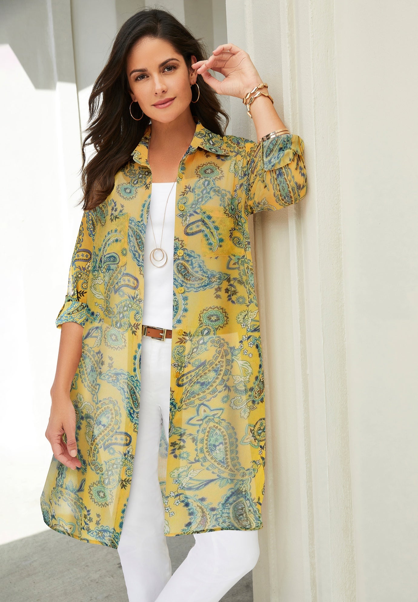 Sheer Georgette Mega Tunic image number 0