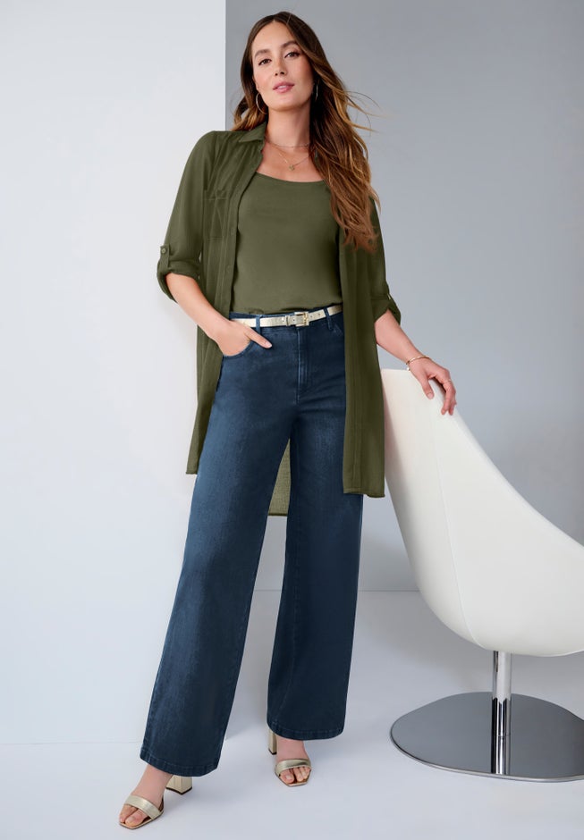 Sheer Georgette Mega Tunic image number 1